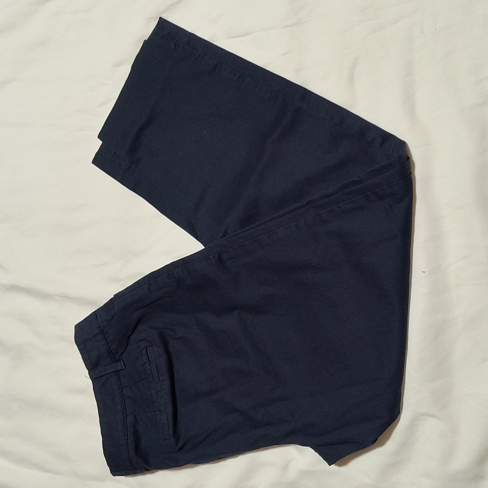 Talbots Navy Blue Perfect Crop Pants Size 6
